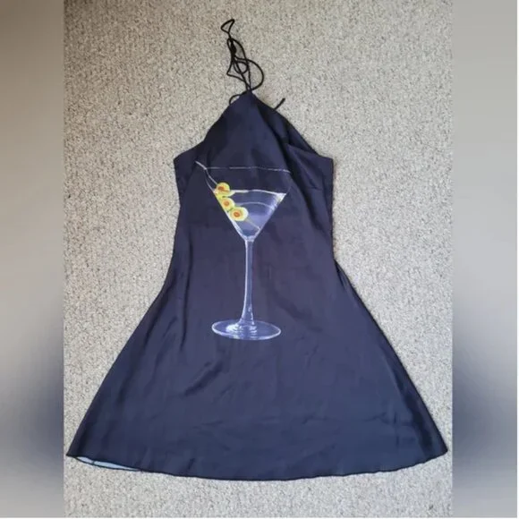 Anthropologie Tyler McGillivary Nadia Halter Cocktail Martini Mini Dress size XS - Picture 8 of 8